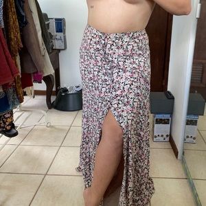 Like New Gypsy Warrior Floral Maxi Skirt